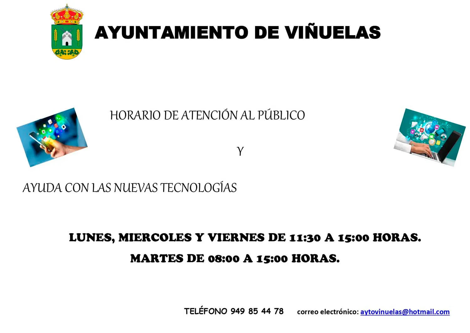 Horario del Ayuntamiento