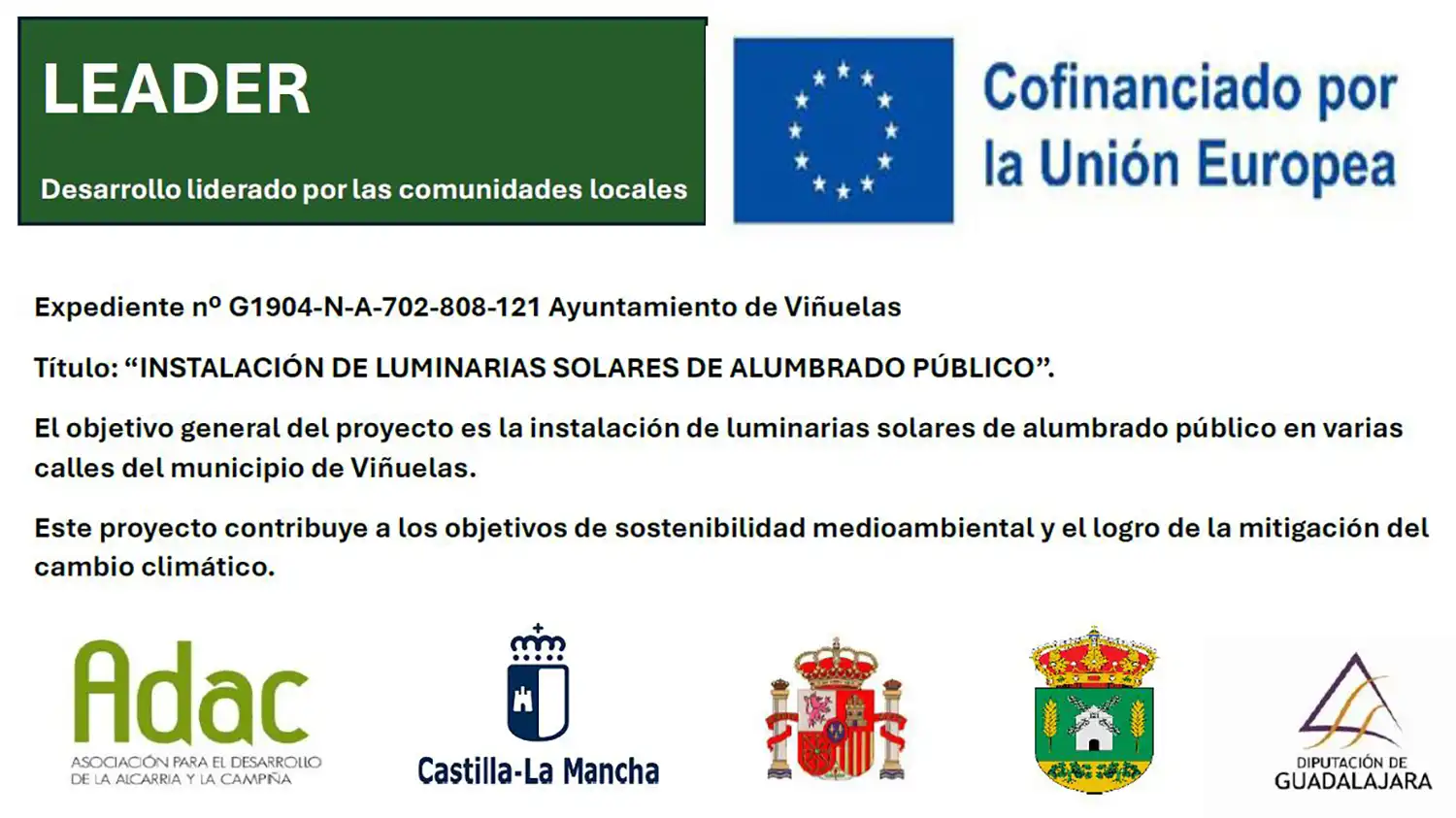 Instalación de Luminarias Solares